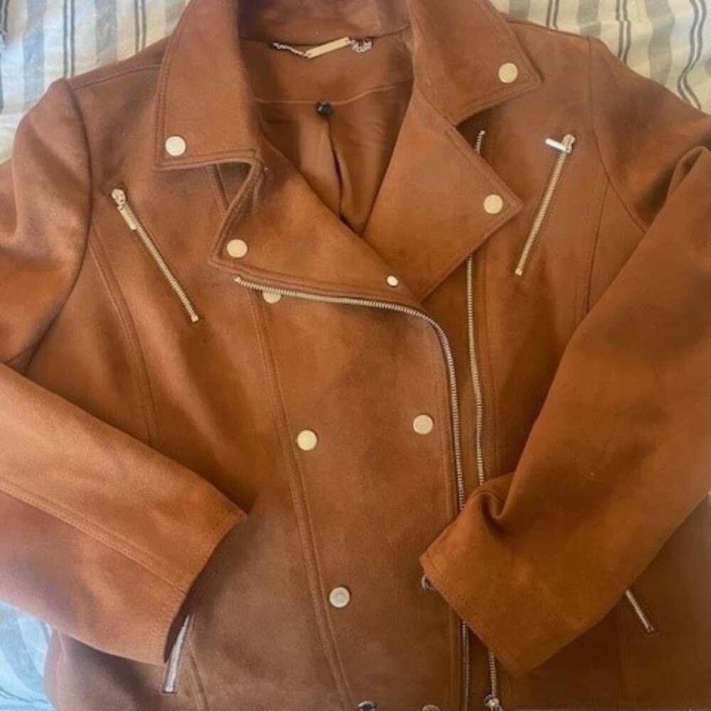 White House Black Market Suede Jacket